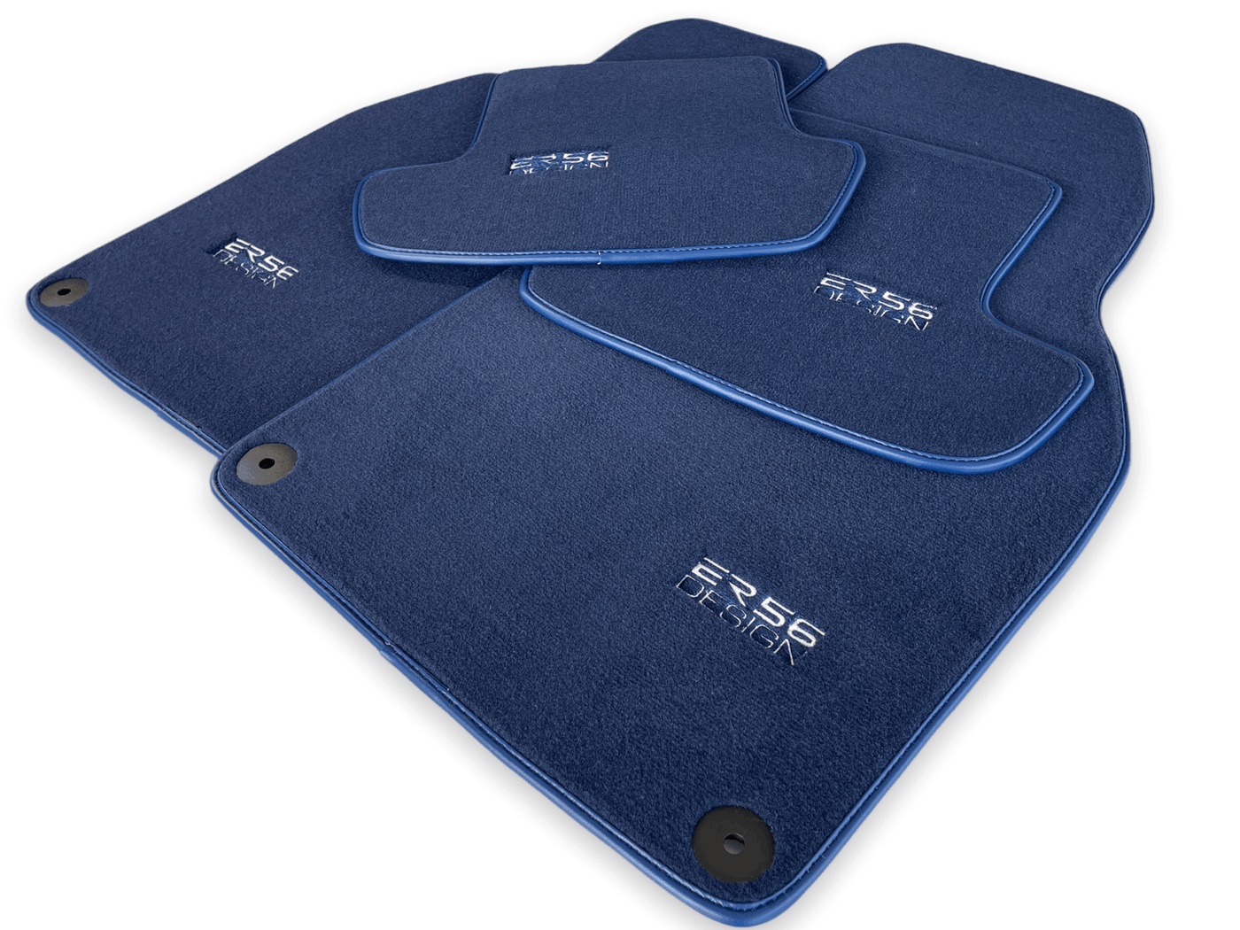 Dark Blue Floor Mats for Porsche Cayenne (2010-2018) | ER56 Design - AutoWin