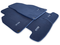 Dark Blue Floor Mats for Porsche Taycan (2019-2023) | ER56 Design - AutoWin