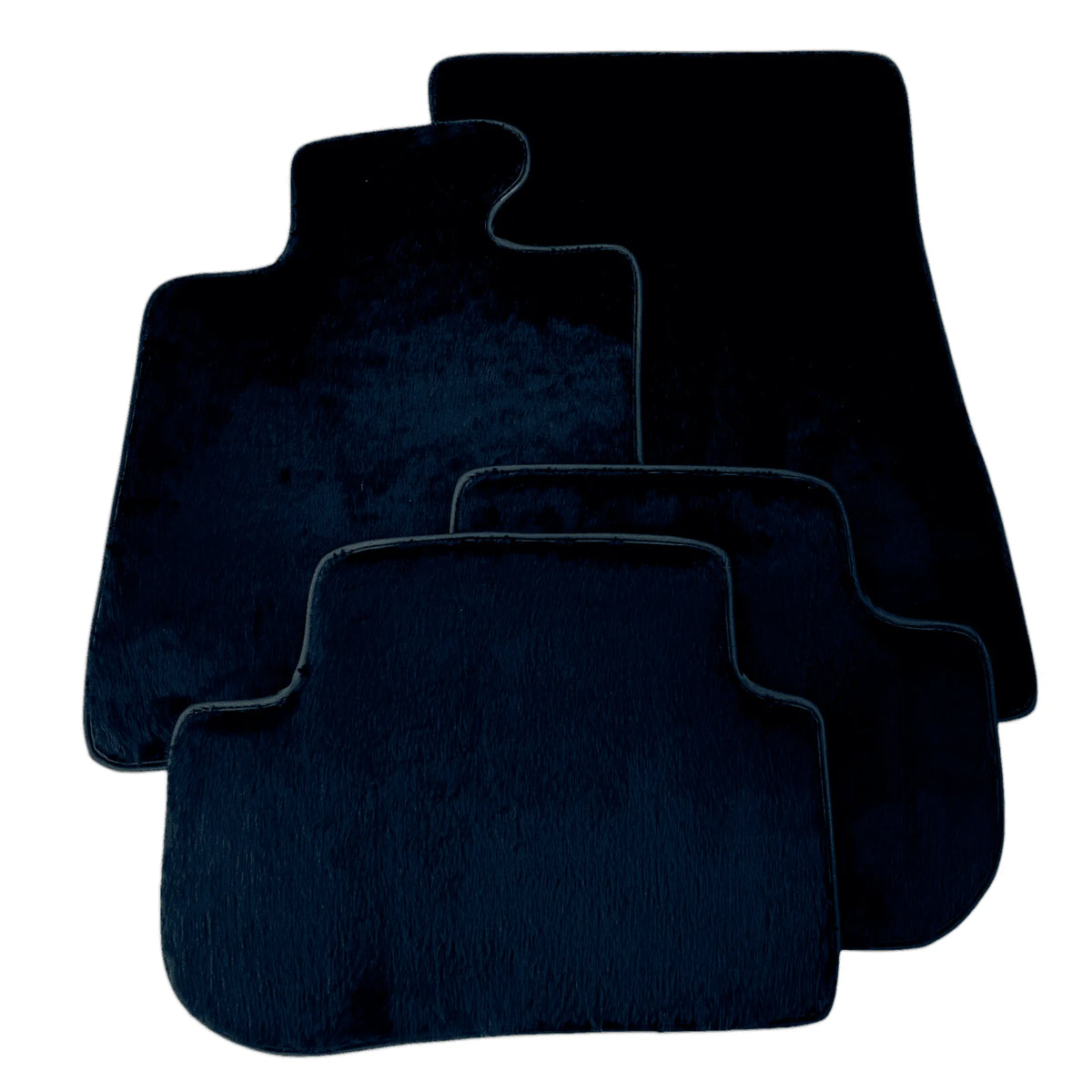 Dark Blue Sheepskin Floor Mats for Rolls-Royce Ghost Series I (2010–2020)