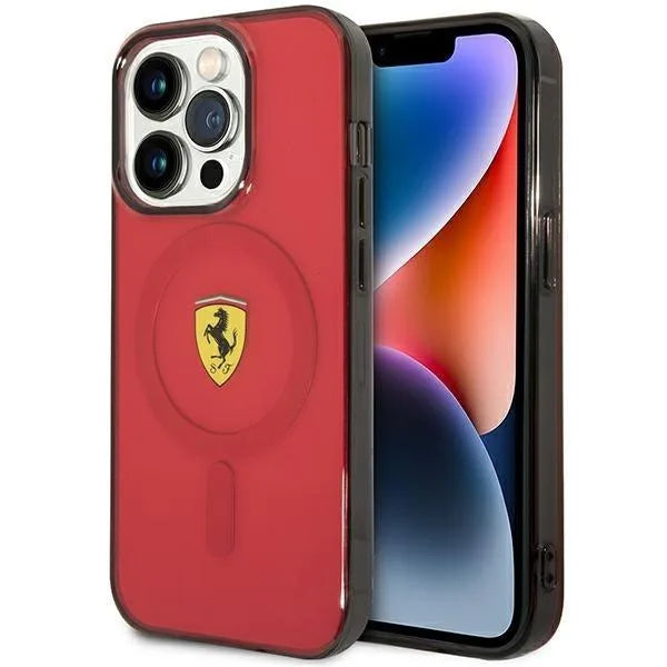 Ferrari Translucent MagSafe Hardcase for iPhone 14 Pro 6.1" - AutoWin