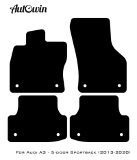 Floor Mats for Audi A3 - 5-door Sportback (2013-2020) Er56 Design - AutoWin