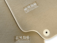 Floor Mats for Audi R8 (2007-2015) Beige Carpet ER56 Design - AutoWin