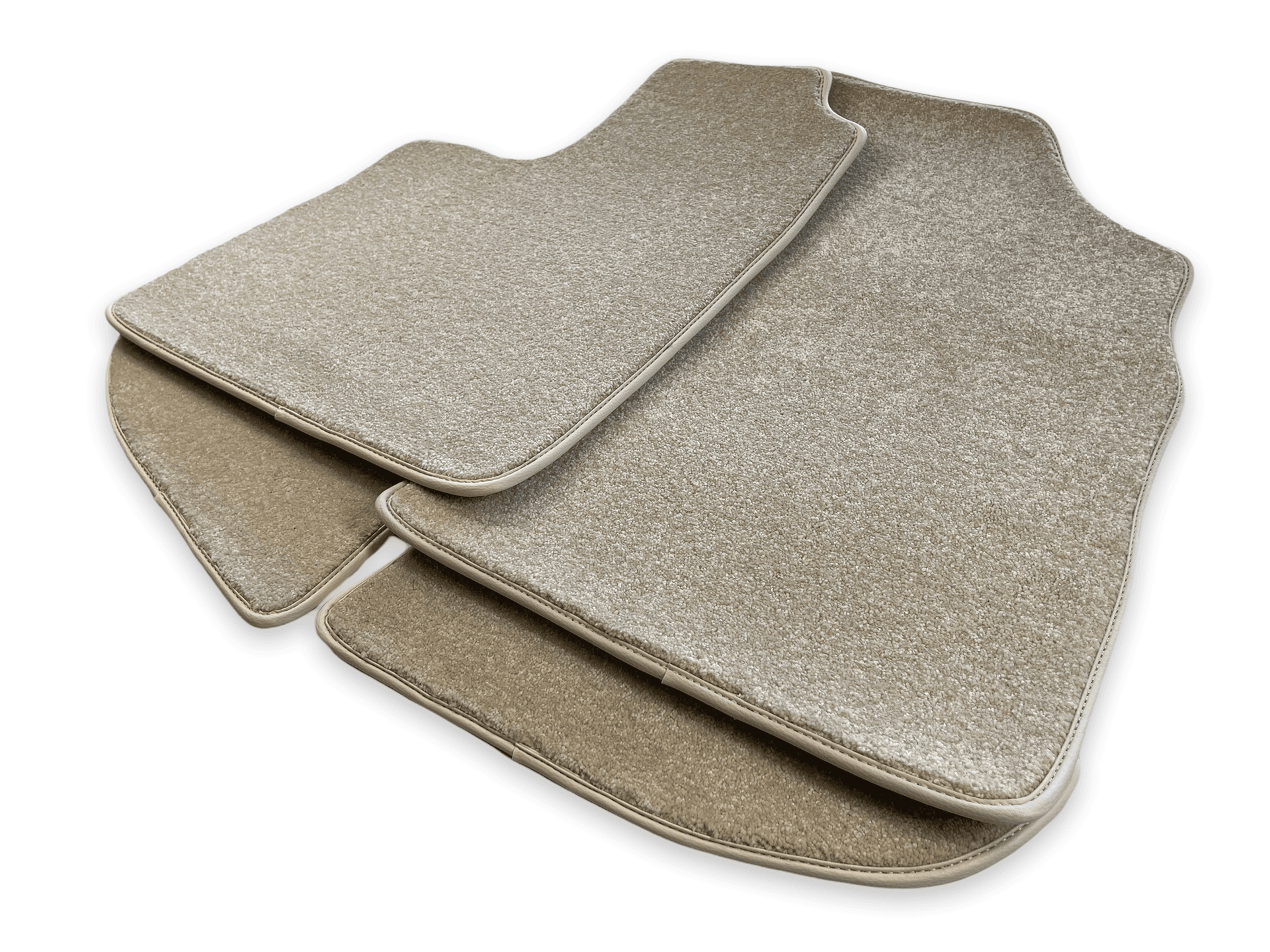 Floor Mats For Bentley Continental GT Beige Luxury Quality 2011–2018 - AutoWin