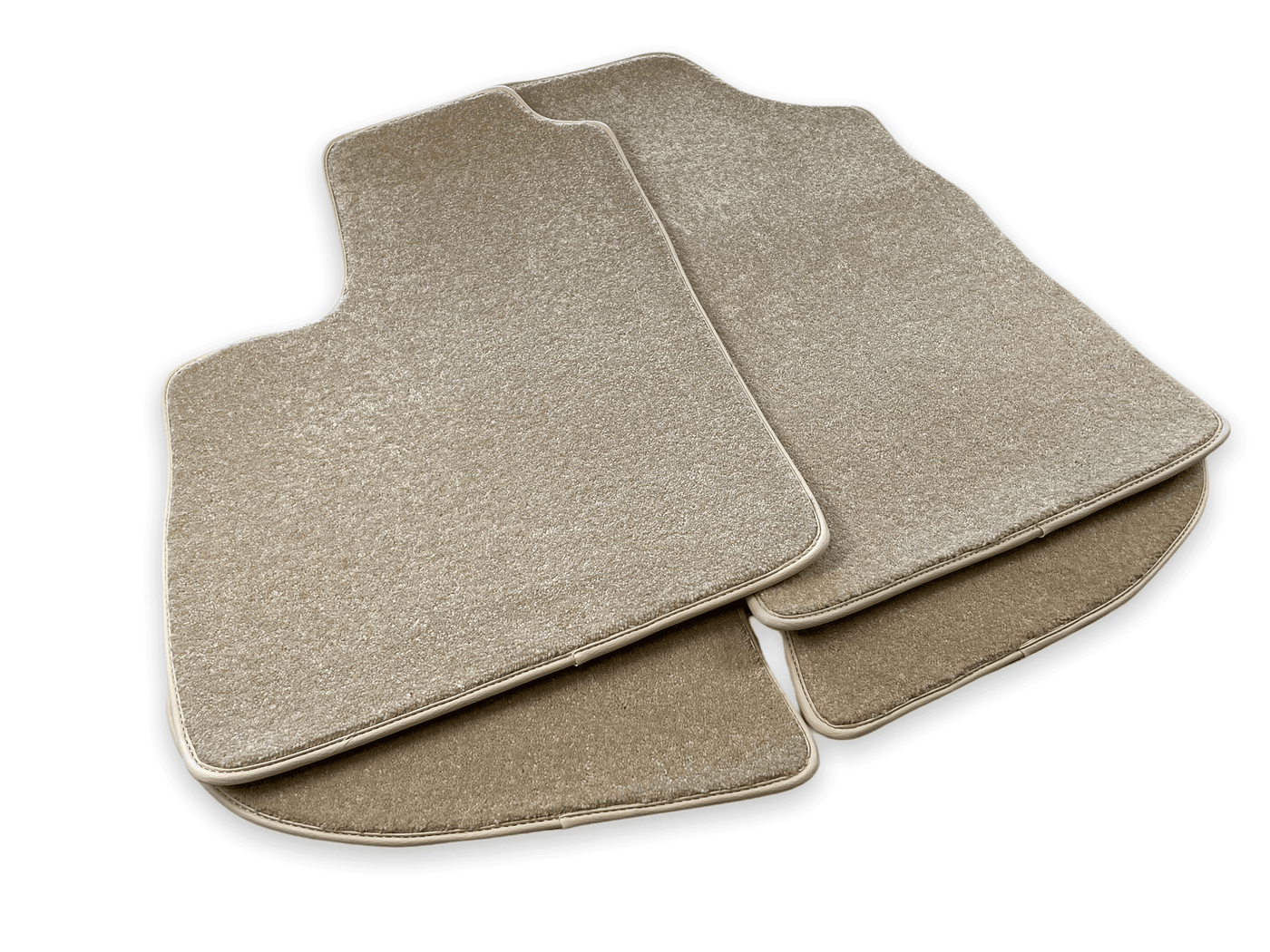 Floor Mats For Bentley Continental GTC (2011-2018) Beige Luxury Quality - AutoWin