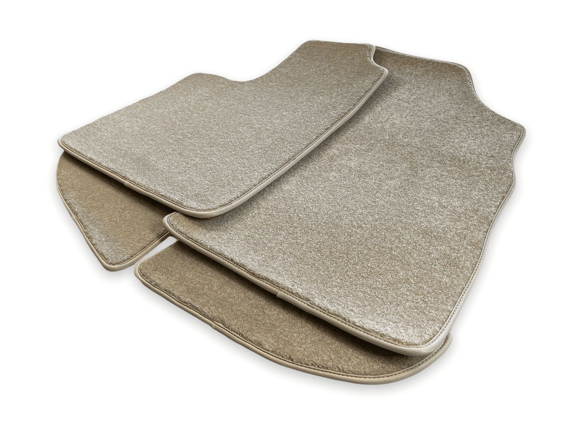Floor Mats For Bentley Continental GTC (2011-2018) Beige Luxury Quality - AutoWin