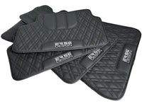Floor Mats For BMW U06 (2022-2026) Black Leather Er56 Design - AutoWin