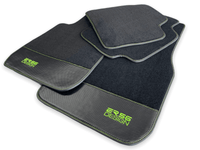 Floor Mats For BMW U06 (2022-2026) Carbon Leather Er56 Design - AutoWin