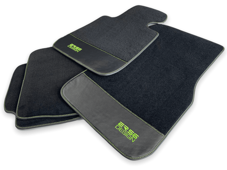 Floor Mats For BMW F74 Gran Coupe (2025-2026) Carbon Leather Er56 Design - AutoWin