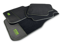 Floor Mats For BMW U06 (2022-2026) Carbon Leather Er56 Design - AutoWin