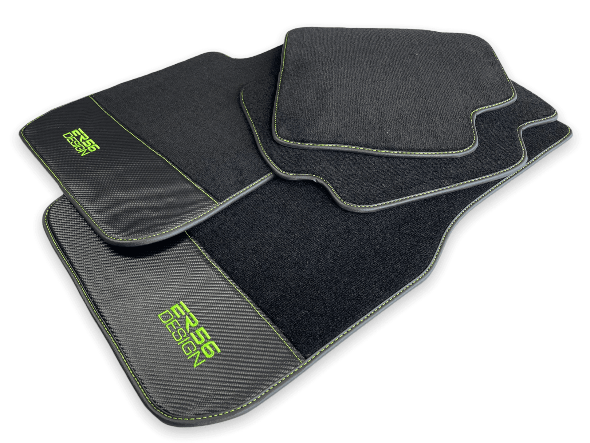 Floor Mats For BMW 7 Series E38 Long Carbon Leather | Er56 Design - AutoWin