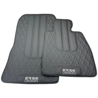Floor Mats For BMW M8 F92 2-door Coupe Black Leather Er56 Design - AutoWin