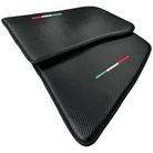 Floor Mats for Ferrari 296 GTS (2022-2024) Made From Carbon Fiber Leather - AutoWin