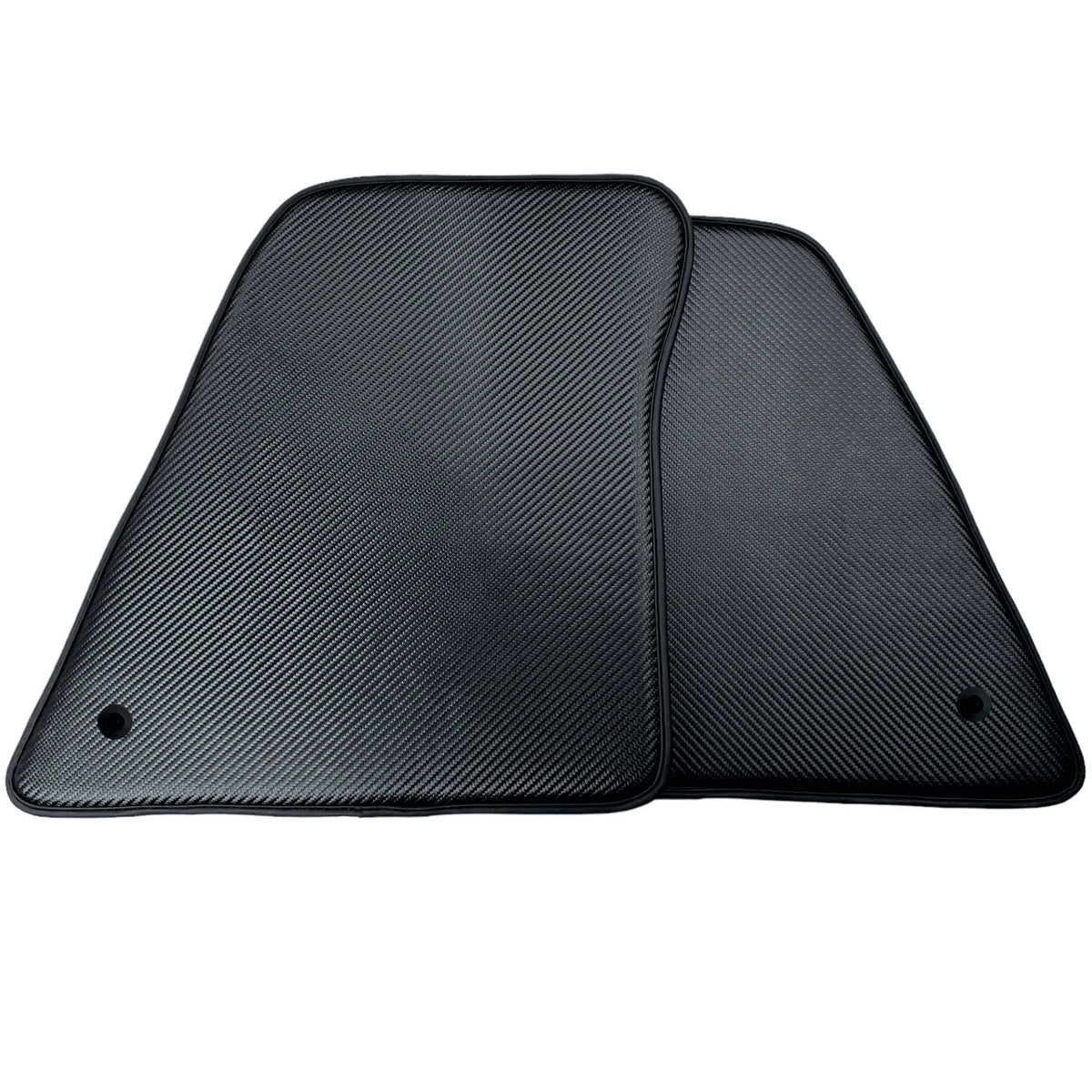 Floor Mats for Ferrari 296 GTB (2022-2027) Made From Carbon Fiber Leather