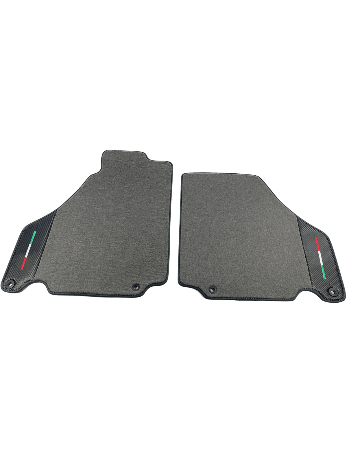 Floor Mats For Ferrari 360 Modena 1999-2005 Gray With Carbon Fiber Leather - AutoWin