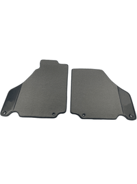 Floor Mats For Ferrari 360 Modena 1999-2005 Gray With Carbon Fiber Leather - AutoWin
