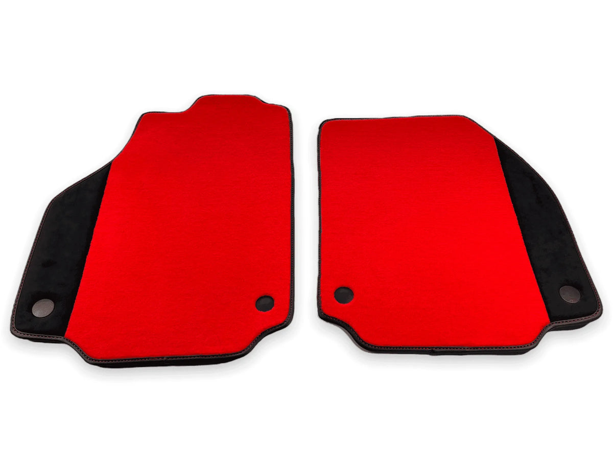 Floor Mats For Ferrari 458 GT2 (2012-2015) Red Carpet And Alcantara Leather