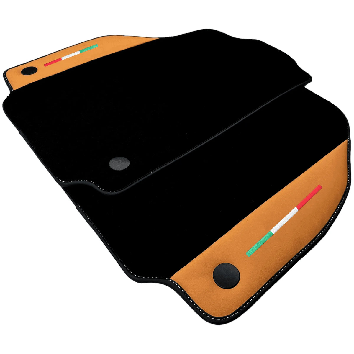 Floor Mats for Ferrari 458 GT2 (2012-2015) with Beige Tradizione Nappa Leather