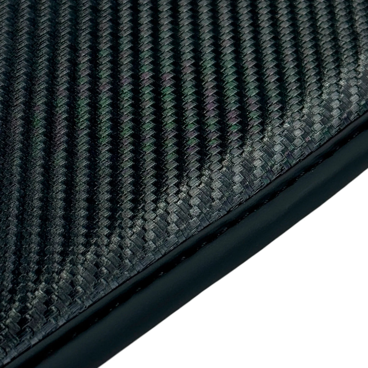 Floor Mats for Ferrari 458 Italia (2009-2015) Carbon Fiber Leather Autowin Brand Italian Edition