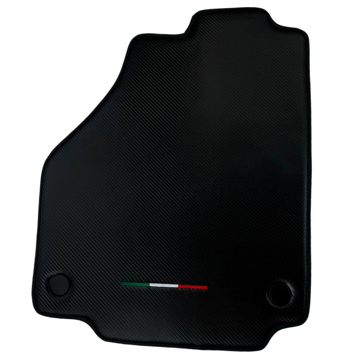 Floor Mats for Ferrari 458 Italia (2009-2015) Carbon Fiber Leather Autowin Brand Italian Edition