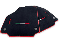 Floor Mats For Ferrari 458 Italia (2009-2015) Red Trim - AutoWin