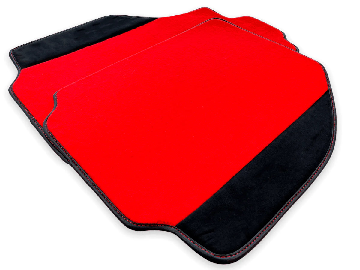 Floor Mats For Ferrari 458 Speciale (2012-2015) Red Carpet And Alcantara Leather