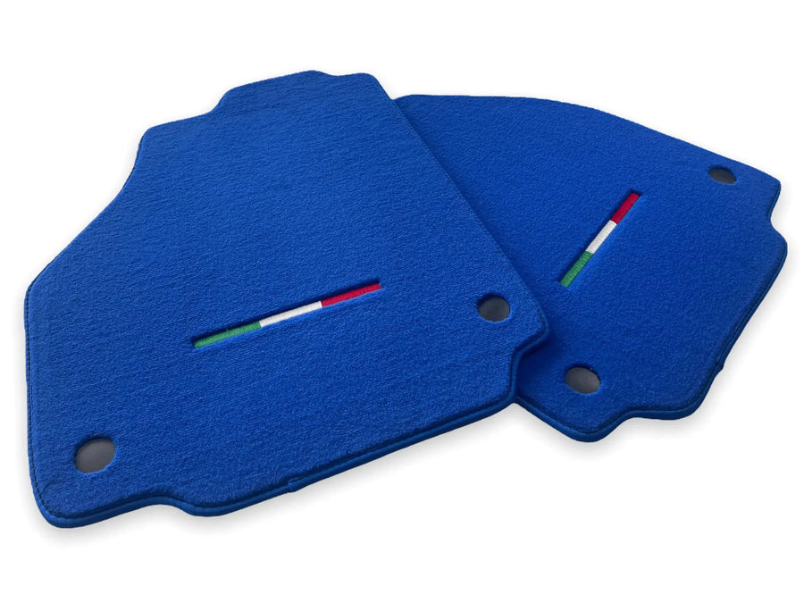 Floor Mats For Ferrari 458 Spider 2012-2015 Blue Autowin Brand Italian Edition
