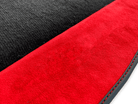 Floor Mats For Ferrari 458 Speciale (2012-2015) Red Alcantara Leather - AutoWin