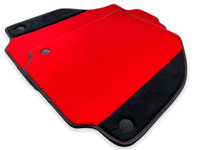 Floor Mats For Ferrari 458 Speciale (2012-2015) Red Carpet And Alcantara Leather - AutoWin