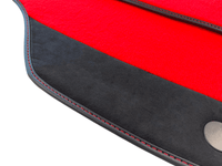 Floor Mats For Ferrari 458 Speciale (2012-2015) Red Carpet And Alcantara Leather - AutoWin