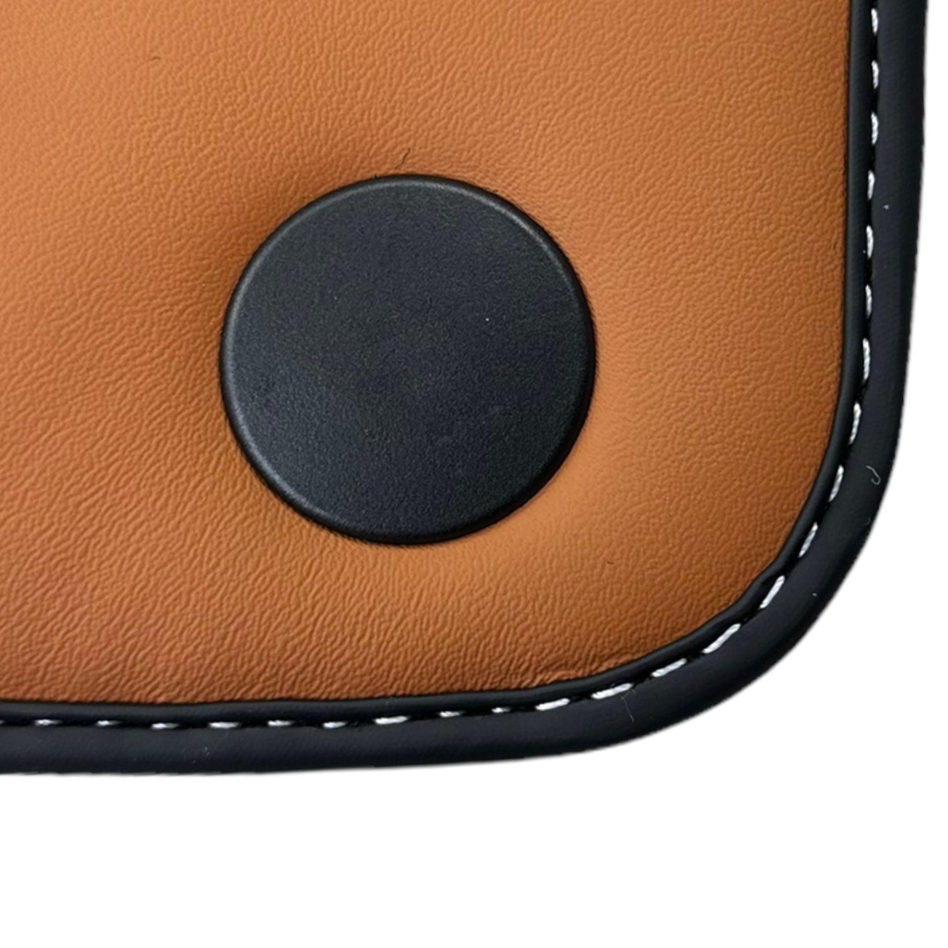 Floor Mats for Ferrari 458 Speciale (2012-2015) with Cuoio Nappa Leather - AutoWin