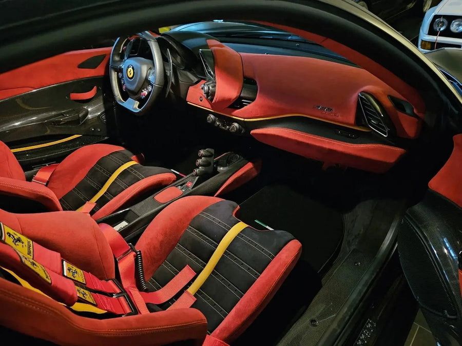 Alfombrillas para coche para Ferrari 488 2015-2022 Edición IT de AutoWin