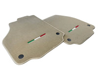tappetini auto per Ferrari 488 2015-2022 Beige Edizione Italiana Autowin