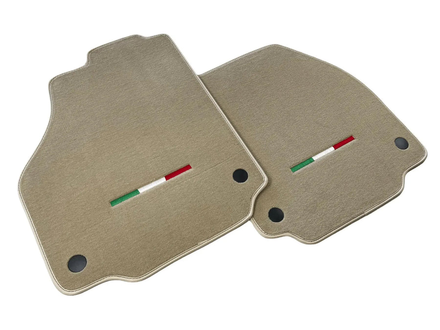 tappetini auto per Ferrari 488 2015-2022 Beige Edizione Italiana Autowin