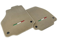tappetini auto per Ferrari 488 2015-2022 Beige Edizione Italiana Autowin