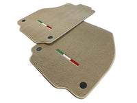 tappetini auto per Ferrari 488 2015-2022 Beige Edizione Italiana Autowin