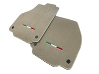tappetini auto per Ferrari 488 2015-2022 Beige Edizione Autowin Italiana