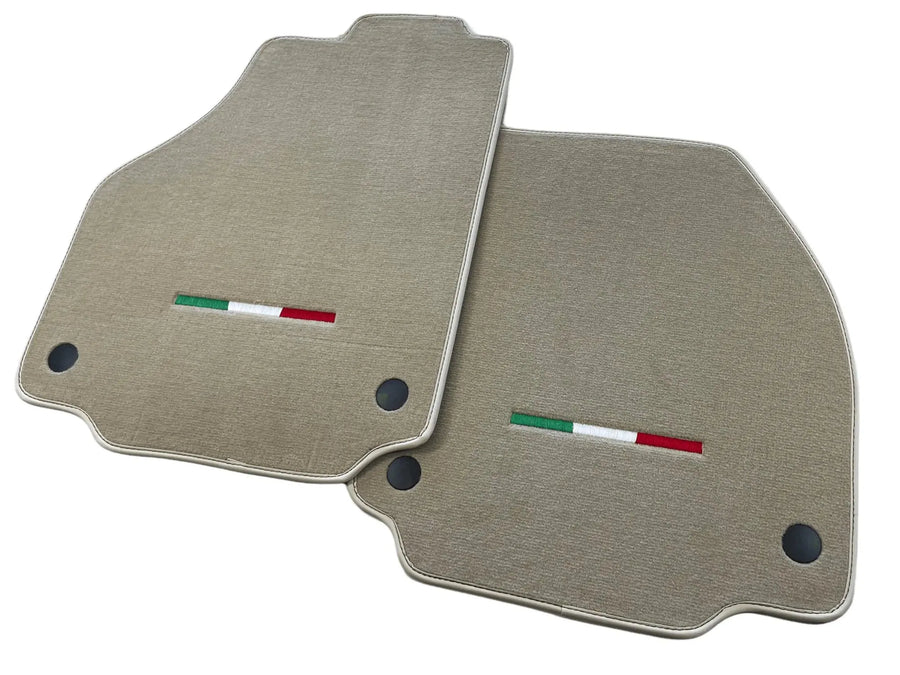 tappetini auto per Ferrari 488 2015-2022 Beige Edizione Autowin Italiana