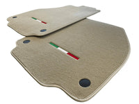 tappetini auto per Ferrari 488 2015-2022 Beige Edizione Autowin Italiana