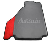 Floor Mats For Ferrari F430 2004-2009 Carbon & Alcantara Leather - AutoWin