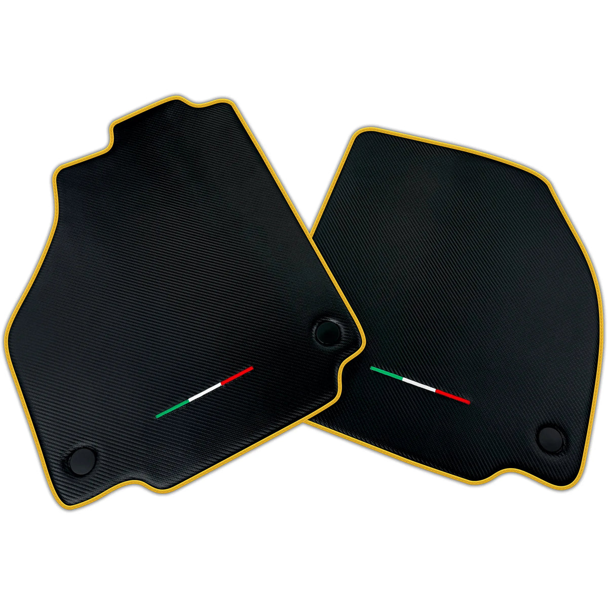 Floor Mats For Ferrari F8 Spider (2019-2023) Carbon Fiber AutoWin Brand Italian Edition