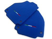 Floor Mats For Ferrari F8 Tributo 2019-2023 Blue Italian Edition - AutoWin