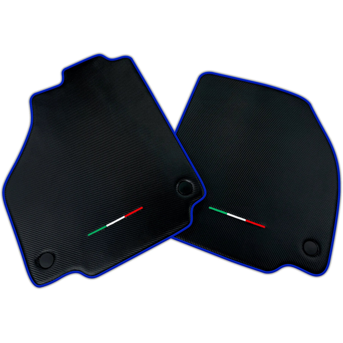 Floor Mats For Ferrari F8 Tributo (2019-2023) Carbon Fiber AutoWin Brand Italian Edition