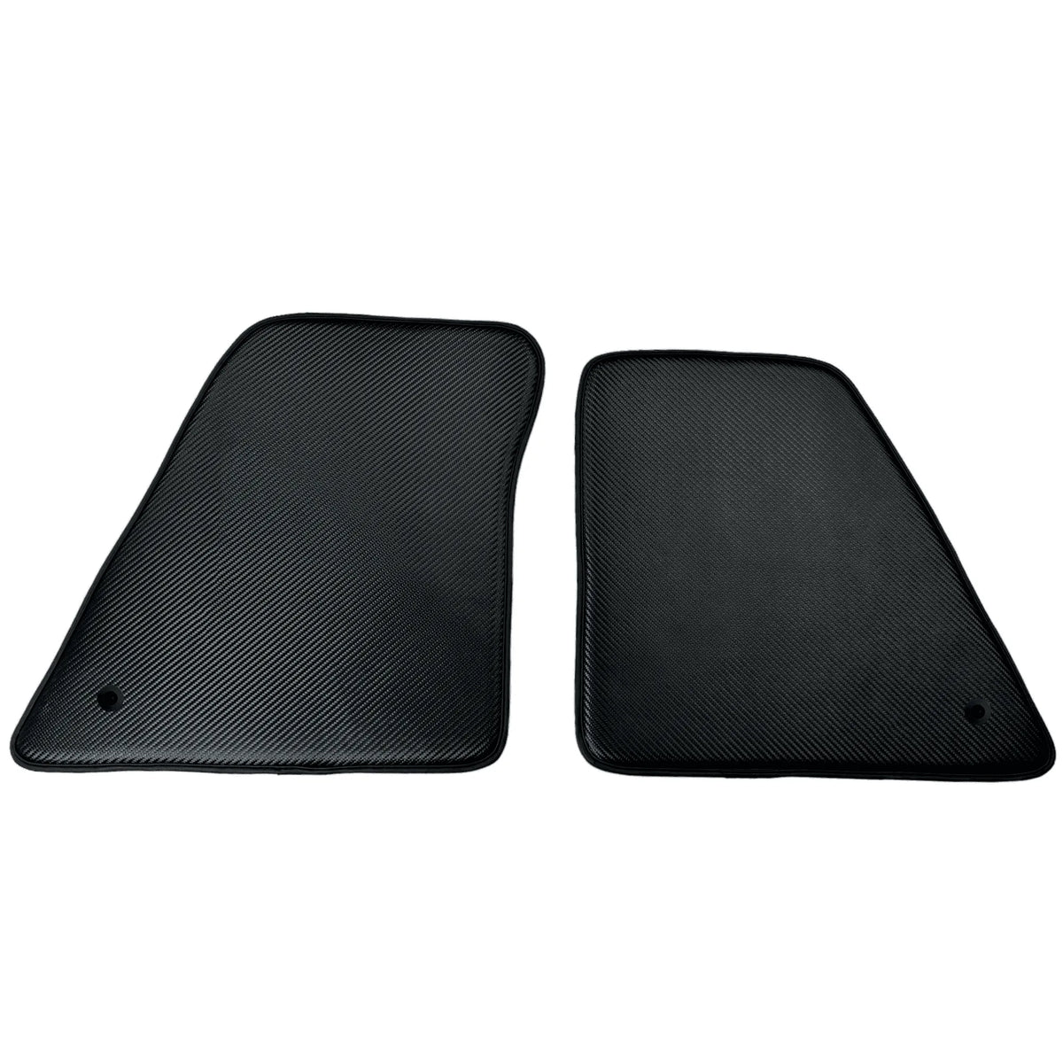 Floor Mats for Ferrari SF90 Stradale (2019-2024) Made From Carbon Fiber Leather