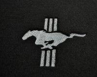 Floor Mats For Ford Mustang 2015-2023 With Silver Pony - AutoWin