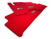 Floor Mats For Hummer H2 2003-2009 Tailored Dark Red Color Carpets - AutoWin