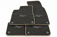 Alfombrillas de coche para Lamborghini Urus Performante con trim de Alcántara en beige