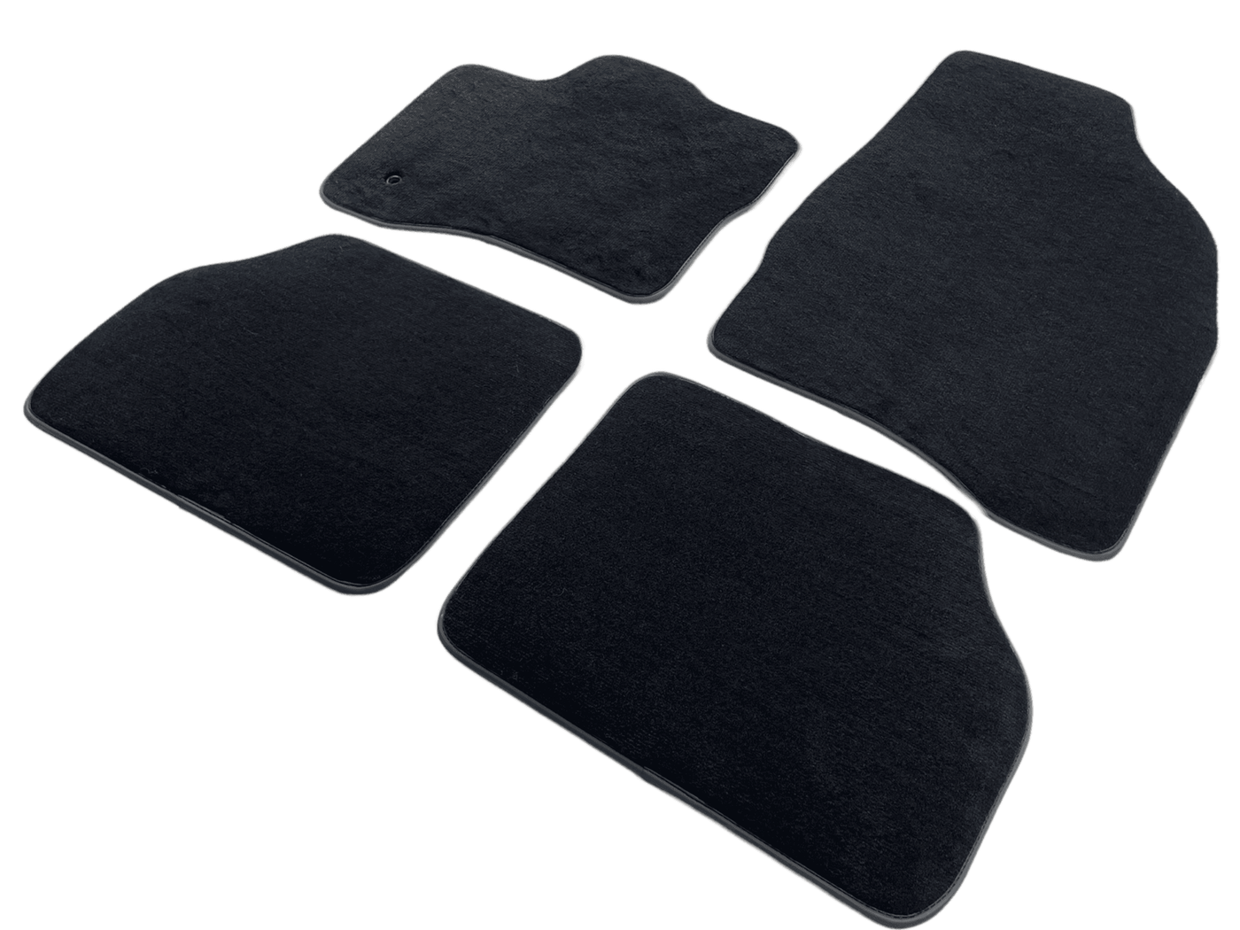 Floor Mats for Lincoln Continental (1959-2002) Sedan Black Tailored Carpets - AutoWin