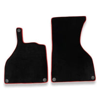 Floor Mats For Mercedes-Benz SLS-Class AMG (2009-2014) Red Trim - AutoWin