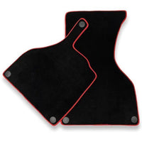 Floor Mats For Mercedes-Benz SLS-Class AMG (2009-2014) Red Trim - AutoWin