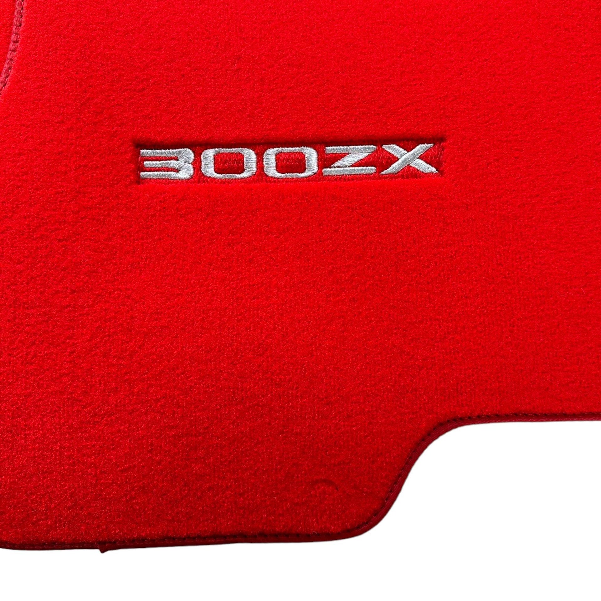 Floor Mats For Nissan 300ZX - Z32 (1990-1996) Tailored Red Carpets - AutoWin